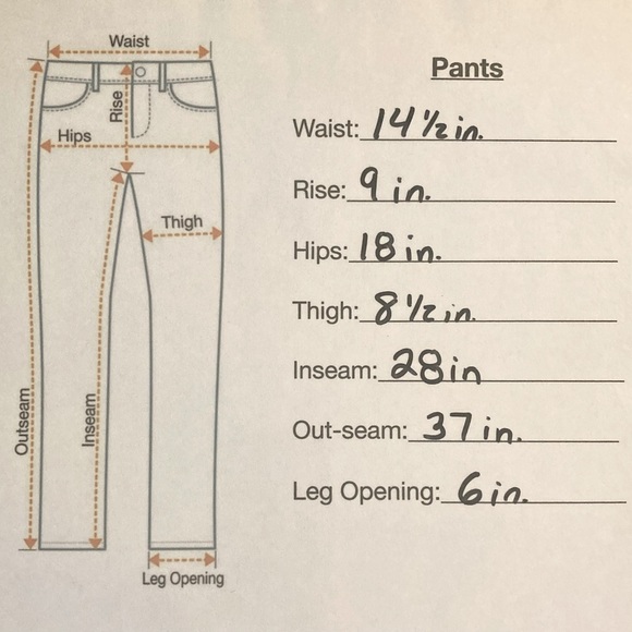 1822 Olive Green Denim Jeans size 6 - Picture 7 of 7